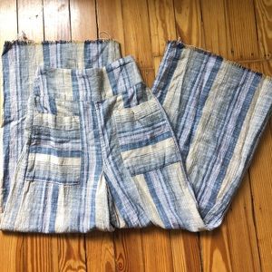 STRIPED LOOSE FREE PEOPLE PANTS